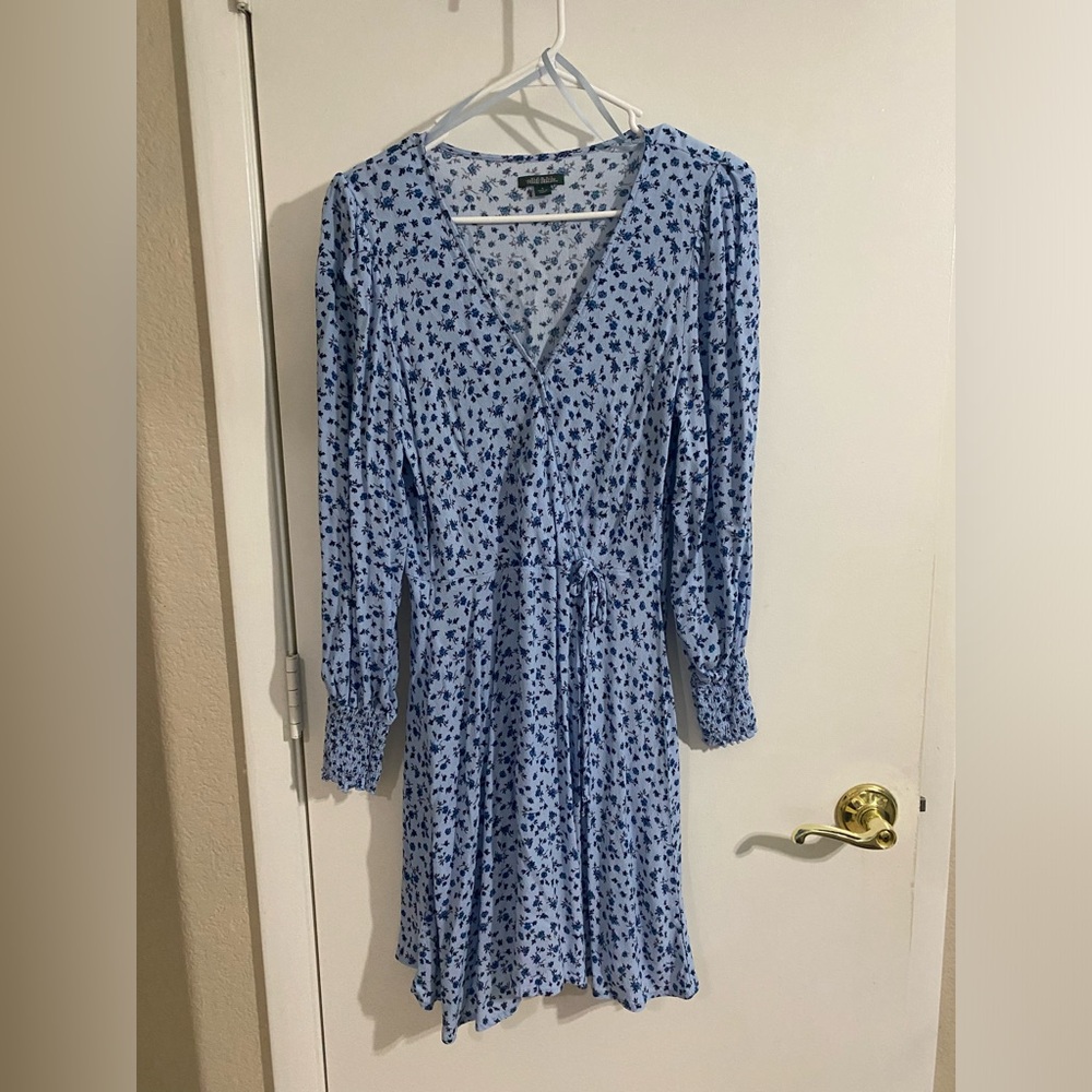 Blue flower dress